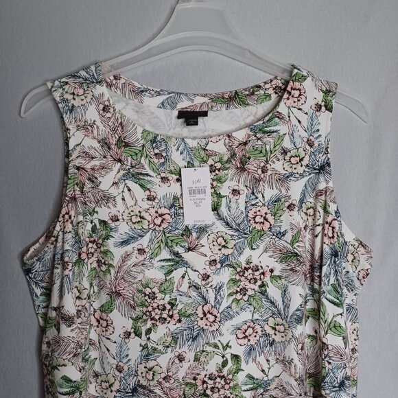 J.Jill Maxi Dress Women's XLarge Petite Floral Wearever Sleeveless Classic Long - Picture 3 of 9